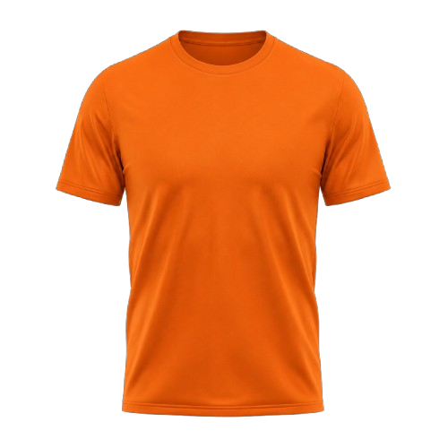 textile-t-shirt-polyester — tshirt-polyester-orange-face