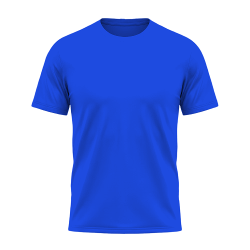 textile-t-shirt-polyester — tshirt-polyester-royal-blue-face